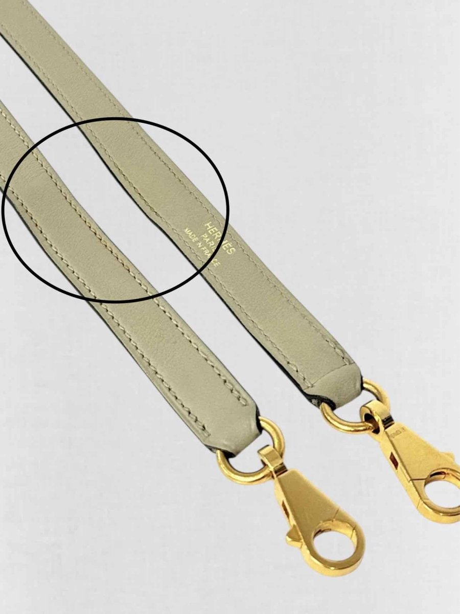 Pre - loved HERMES Kelly Vert Fizz Top Handle at Reems Closet