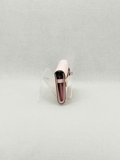 Pre - loved HERMES Mauve Sylvestre Continental Wallet at Reems Closet