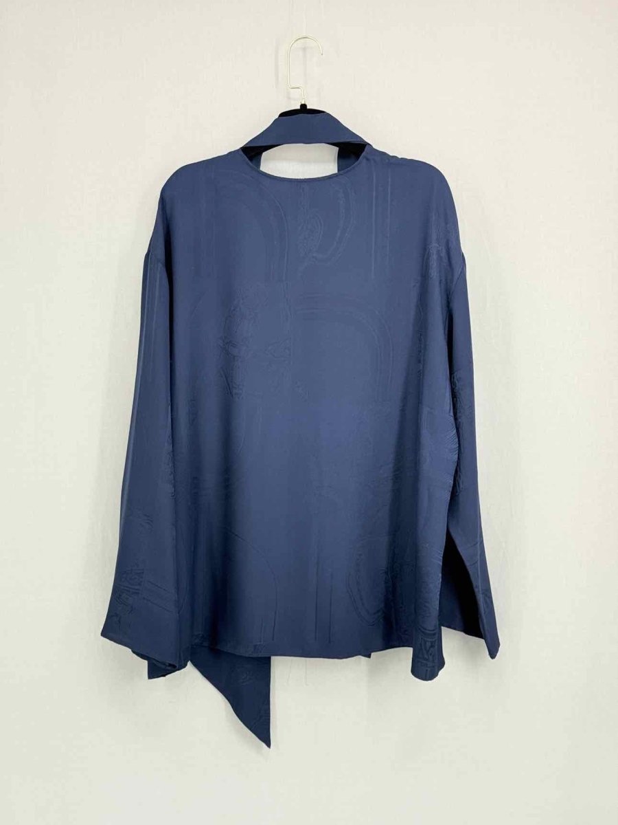 Pre - loved HERMES Navy Blue Size Medium Outfit Set at Reems Closet