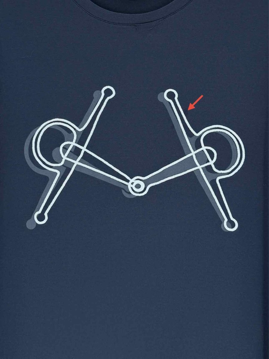 Pre - loved HERMES Navy Blue Size XLarge T-shirt at Reems Closet
