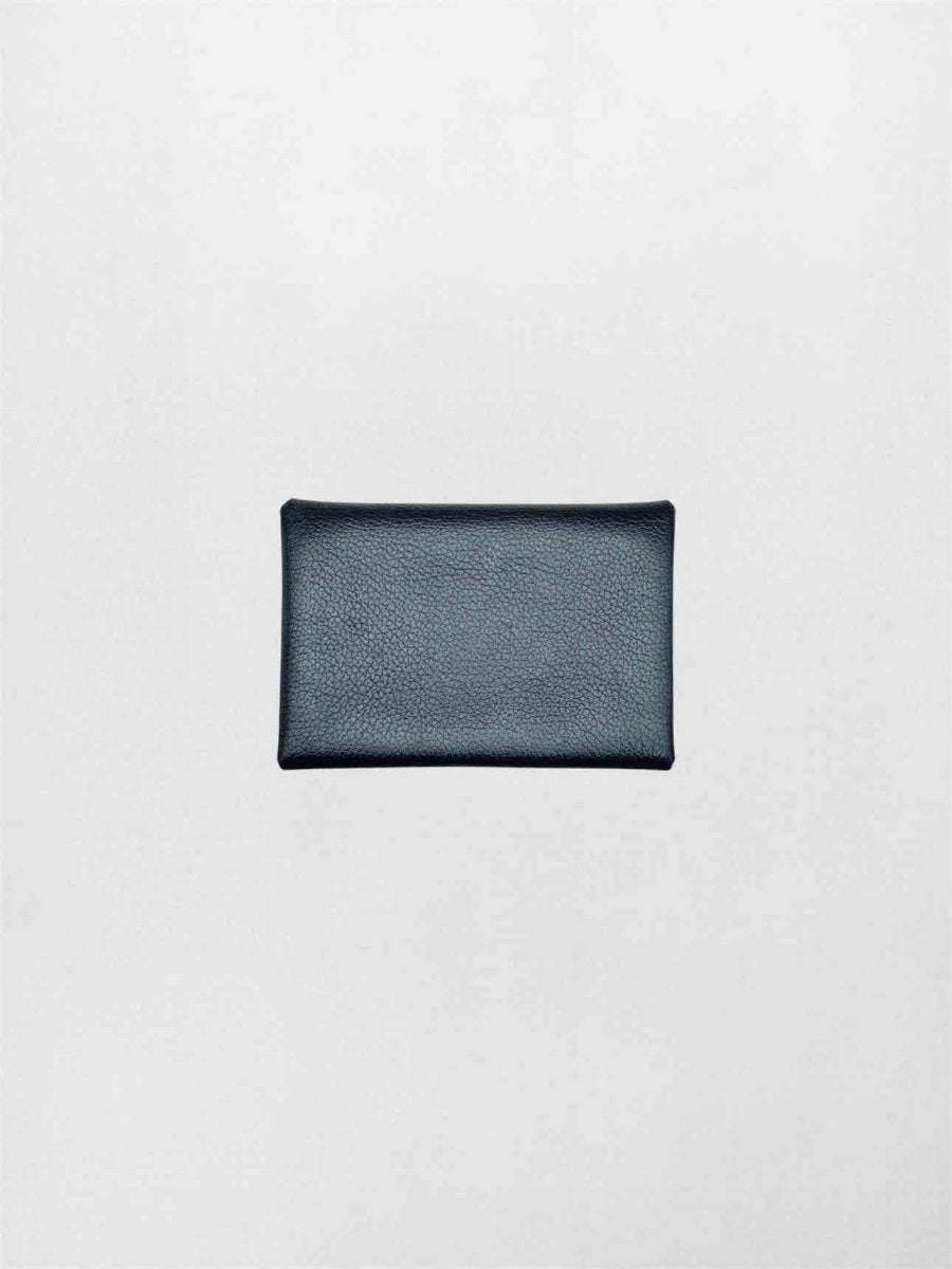 Pre-loved HERMES New Bleu Ocean Card Holder at Reems Closet