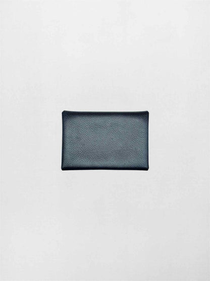 Pre-loved HERMES New Bleu Ocean Card Holder at Reems Closet