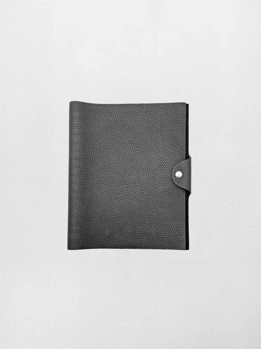 Pre-loved HERMES Noir Note book Cover at Reems Closet