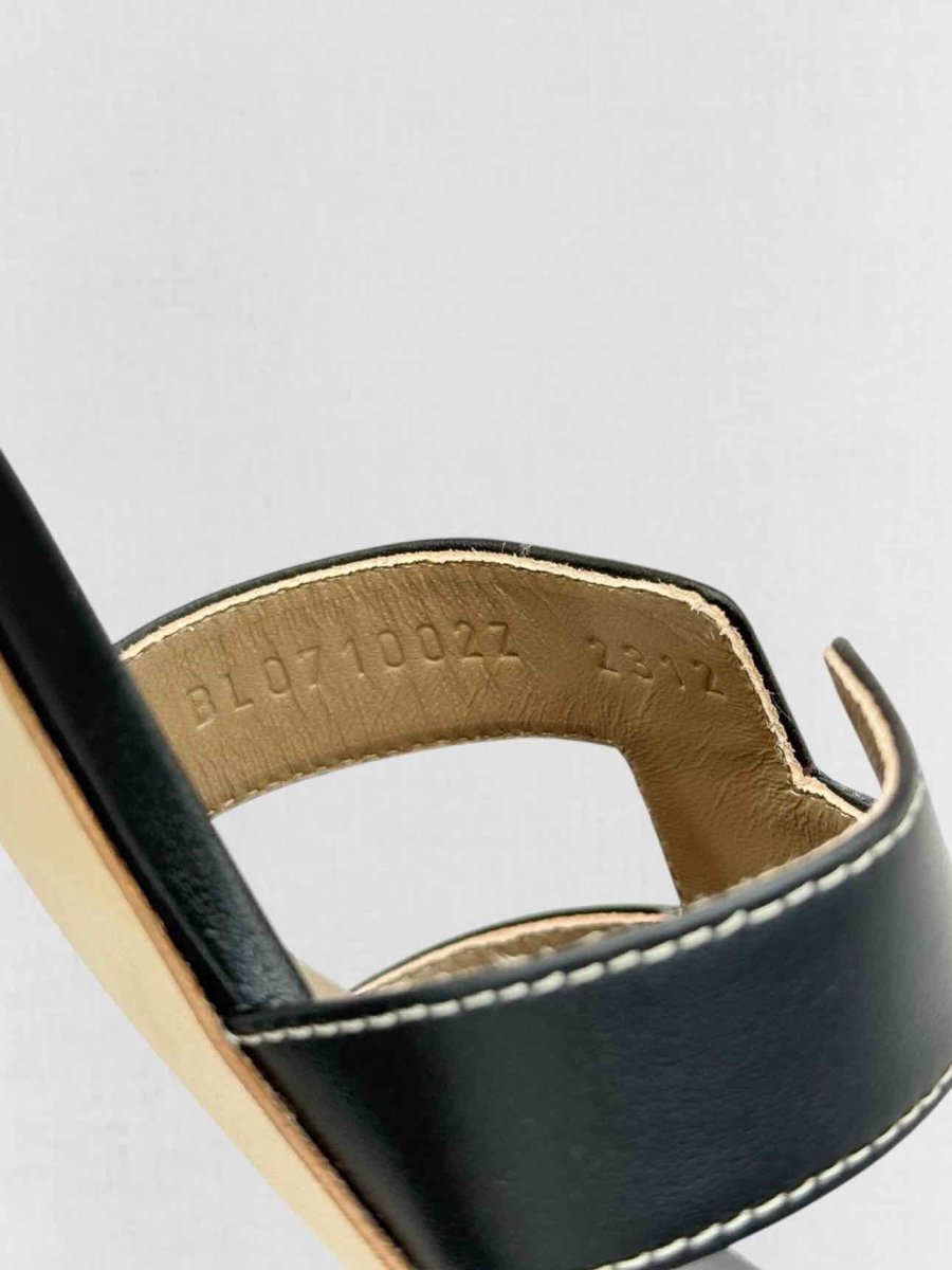 Pre - loved HERMES Oasis Black Size EU 40 Heeled Sandals at Reems Closet