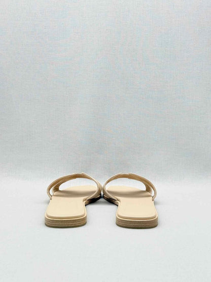 Pre-loved HERMES ORAN Beige Mastic Size EU 39 Sandals at Reems Closet