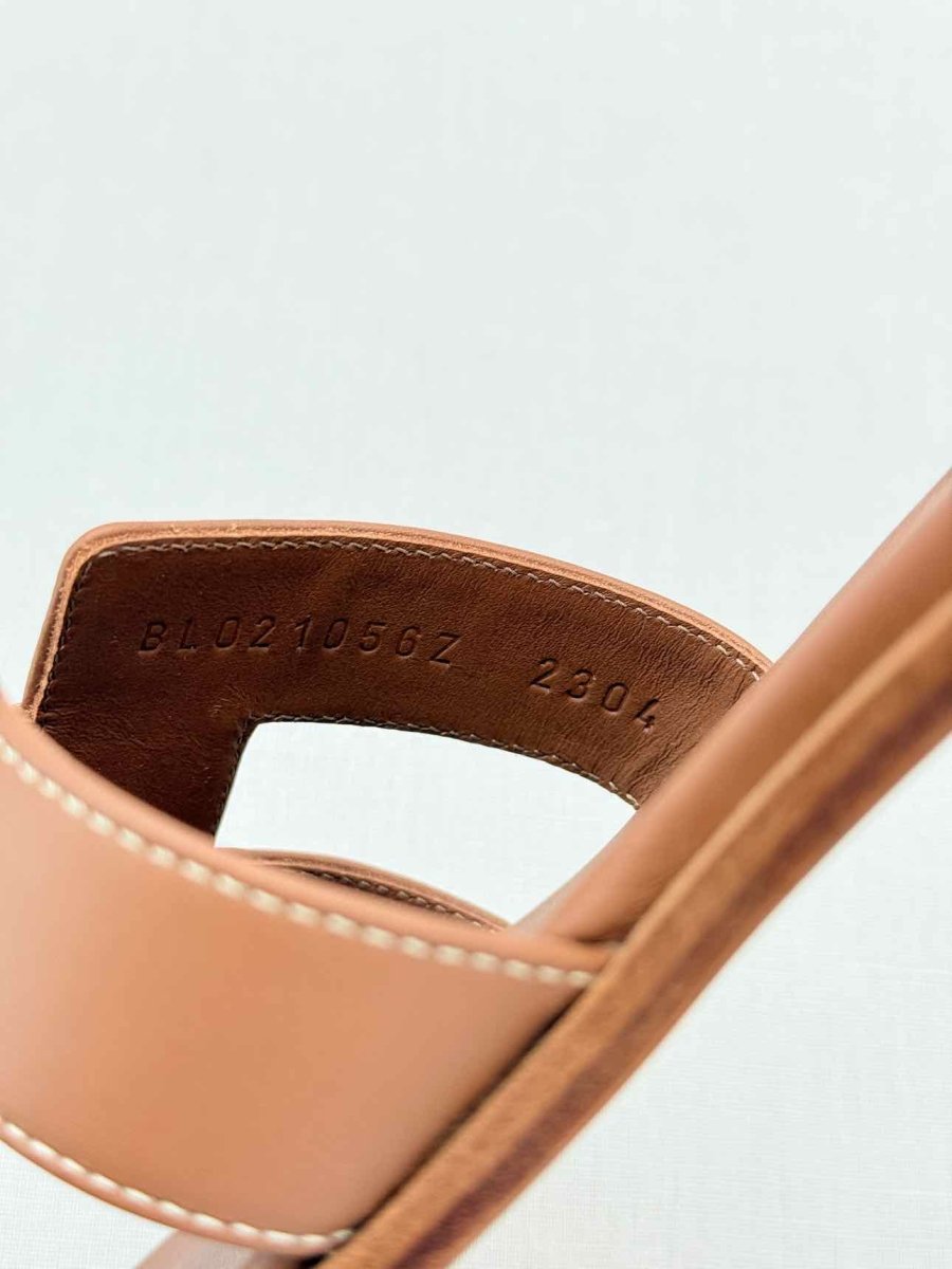 Pre - loved HERMES ORAN Brown Size EU 42 Sandals at Reems Closet