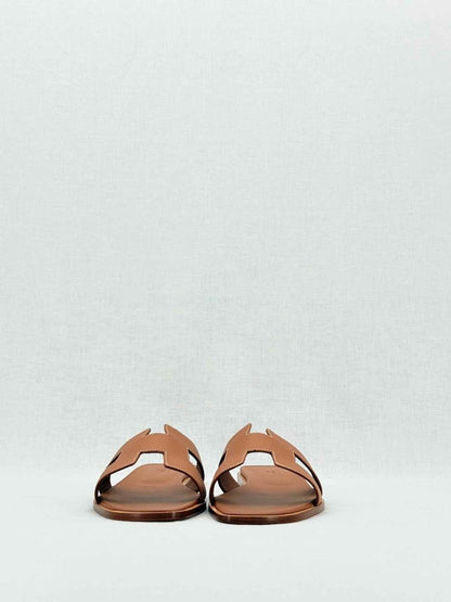 Pre - loved HERMES ORAN Brown Size EU 42 Sandals at Reems Closet