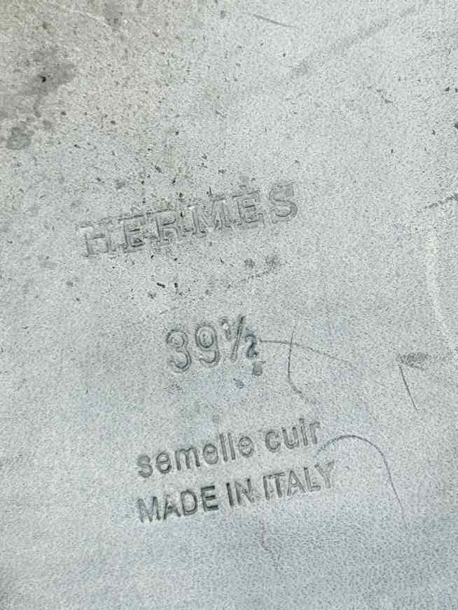 Pre - loved HERMES ORAN Red Size EU 39.5 Sandals at Reems Closet