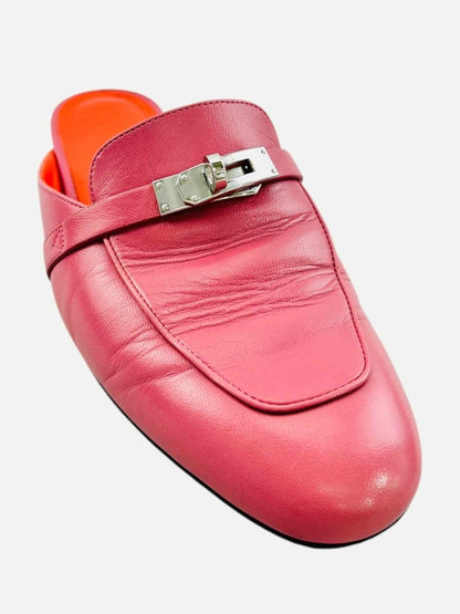 Pre - loved HERMES Oz Pink Mules 39 at Reems Closet