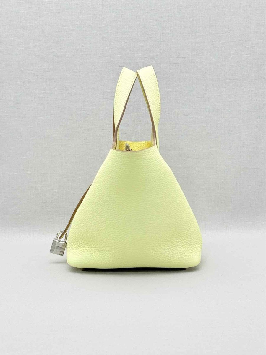 Pre-loved HERMES Picotin Lock Jaune Milton Top Handle at Reems Closet