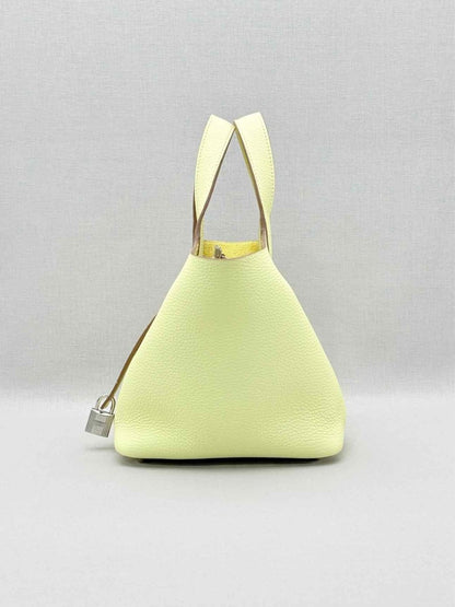 Pre-loved HERMES Picotin Lock Jaune Milton Top Handle at Reems Closet