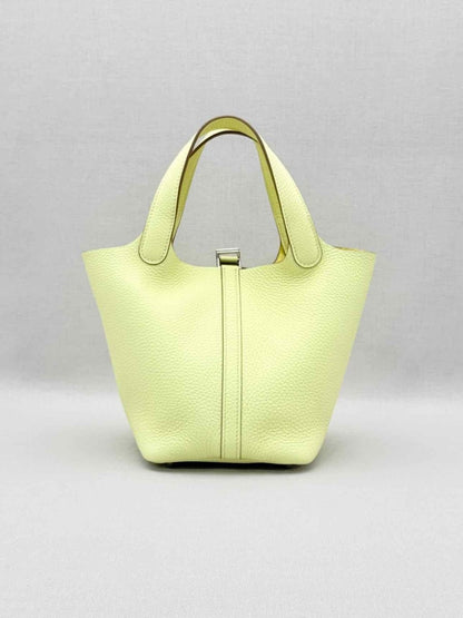 Pre-loved HERMES Picotin Lock Jaune Milton Top Handle at Reems Closet