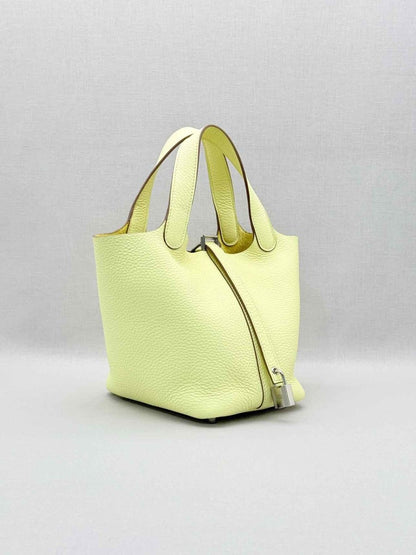 Pre-loved HERMES Picotin Lock Jaune Milton Top Handle at Reems Closet
