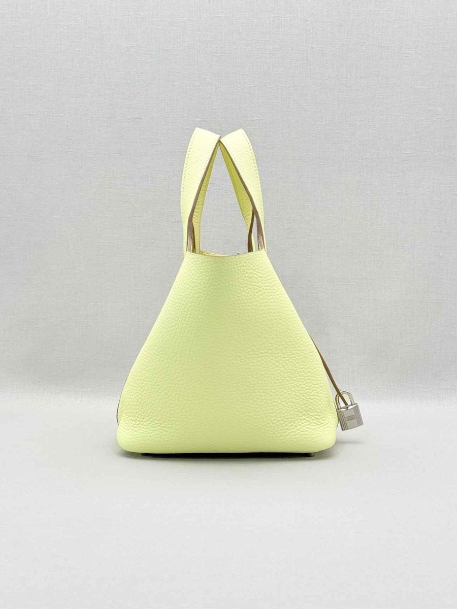 Pre-loved HERMES Picotin Lock Jaune Milton Top Handle at Reems Closet