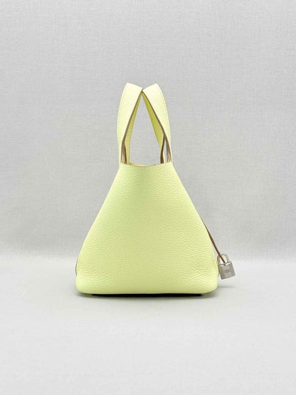 Pre-loved HERMES Picotin Lock Jaune Milton Top Handle at Reems Closet