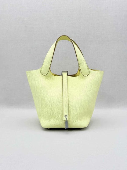Pre-loved HERMES Picotin Lock Jaune Milton Top Handle at Reems Closet