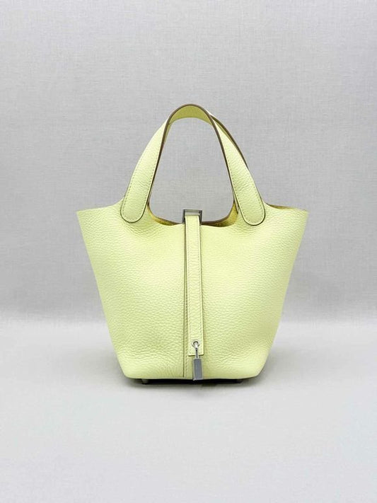 Pre-loved HERMES Picotin Lock Jaune Milton Top Handle at Reems Closet