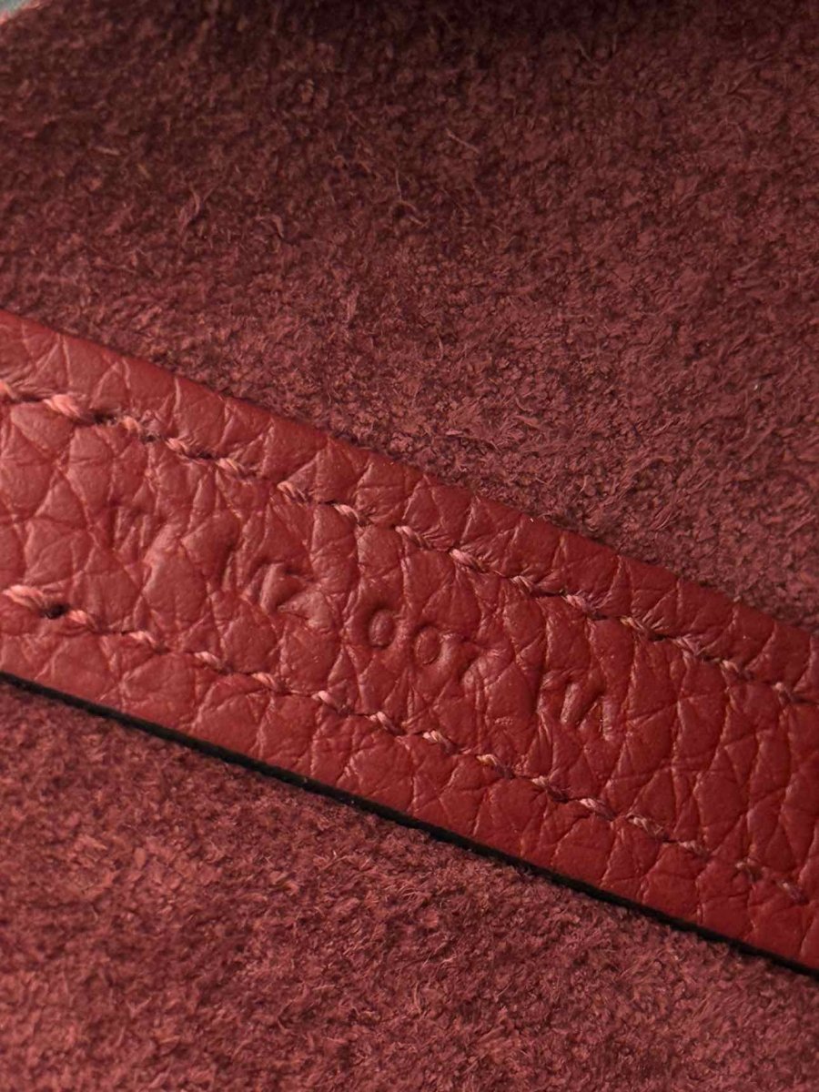Pre-loved HERMES Picotin Rouge H Top Handle at Reems Closet