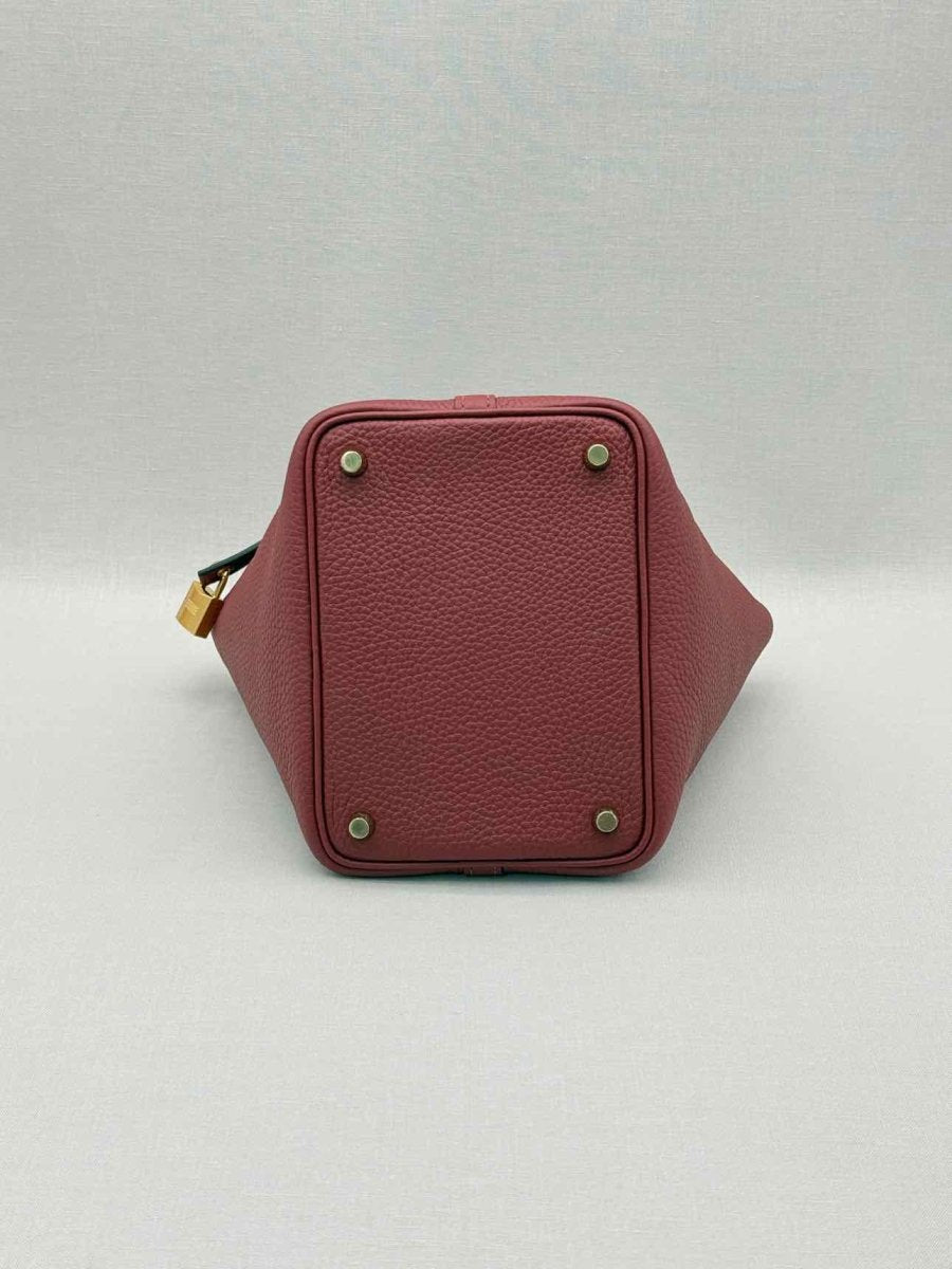 Pre-loved HERMES Picotin Rouge H Top Handle at Reems Closet