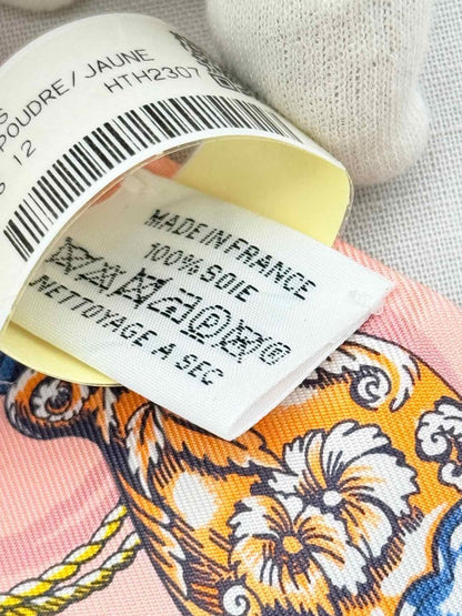 Pre-loved HERMES Pink Multicolor Twill at Reems Closet