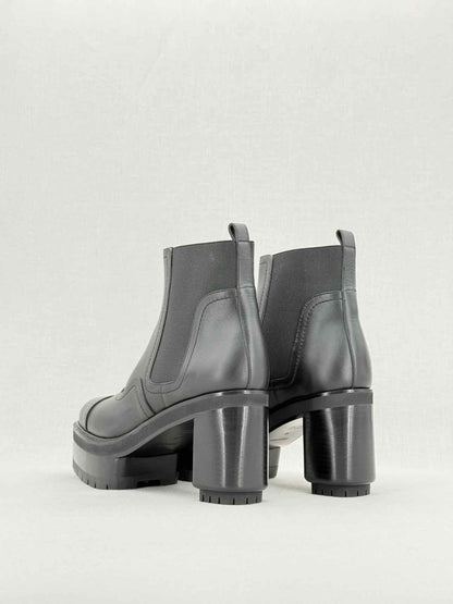 Pre - loved HERMES Punchy Black Size EU 39 Ankle Boots at Reems Closet