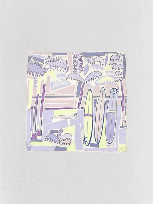 Pre-loved HERMES Purple Multicolor Scarf at Reems Closet