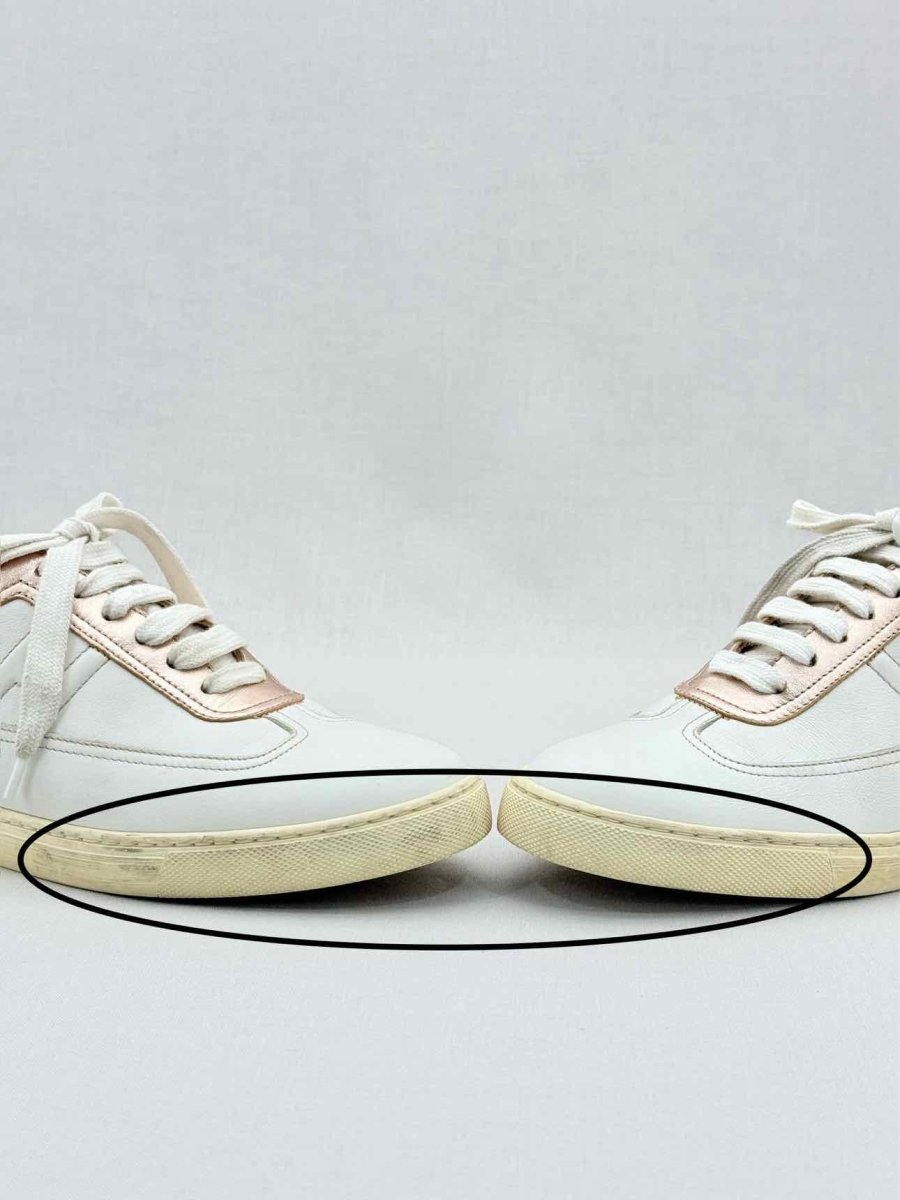 Pre - loved HERMES Quicker White Size EU 38 Sneakers at Reems Closet