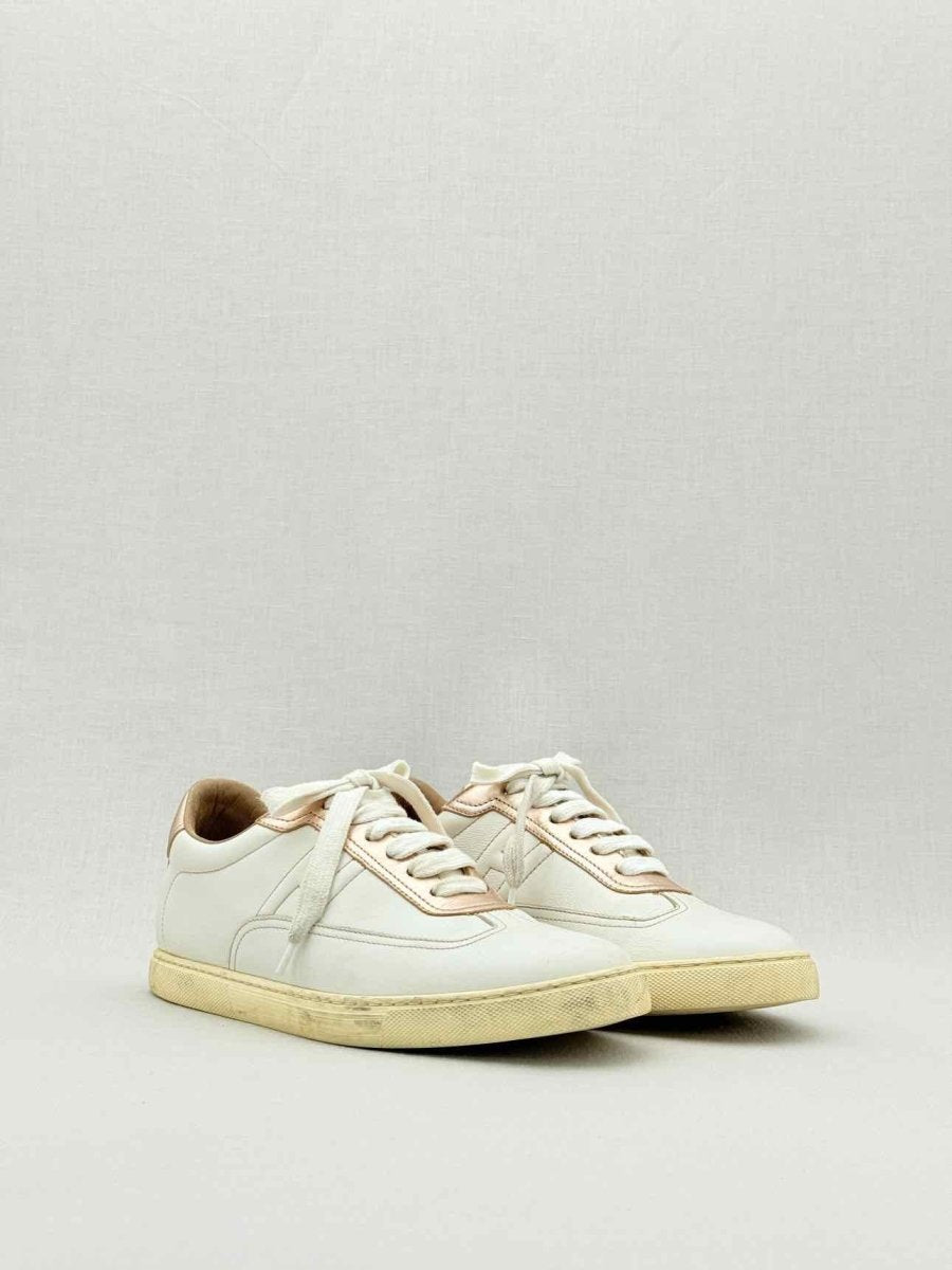 Pre - loved HERMES Quicker White Size EU 38 Sneakers at Reems Closet