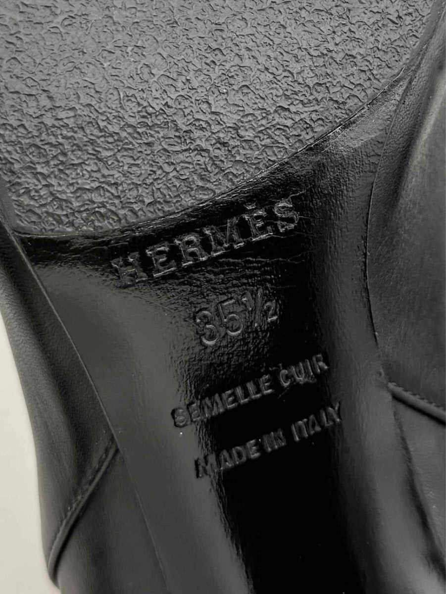 Pre - loved HERMES Saint Germain Black Size EU 35.5 Ankle Boots at Reems Closet