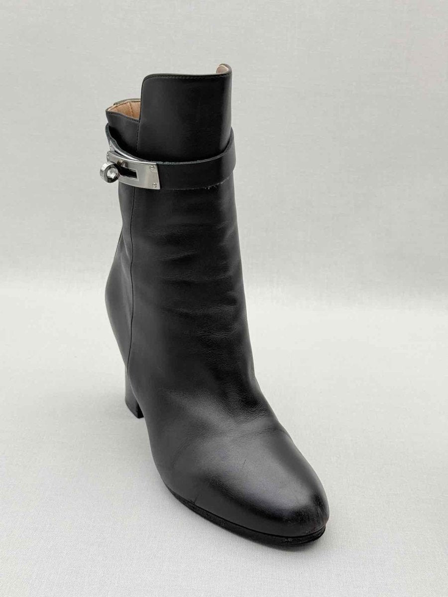 Pre - loved HERMES Saint Germain Black Size EU 35.5 Ankle Boots at Reems Closet