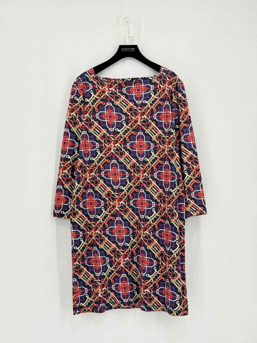Pre-loved HERMES Size US 10 Knee Length Dress at Reems Closet