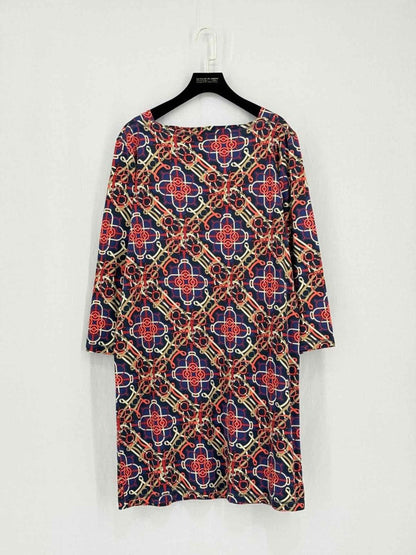 Pre-loved HERMES Size US 10 Knee Length Dress at Reems Closet