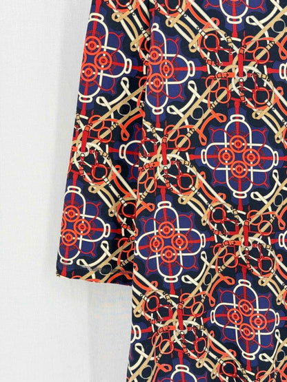 Pre-loved HERMES Size US 10 Knee Length Dress at Reems Closet