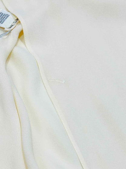 Pre - loved HERMES Sleeveless Cream Size US 8 Top at Reems Closet