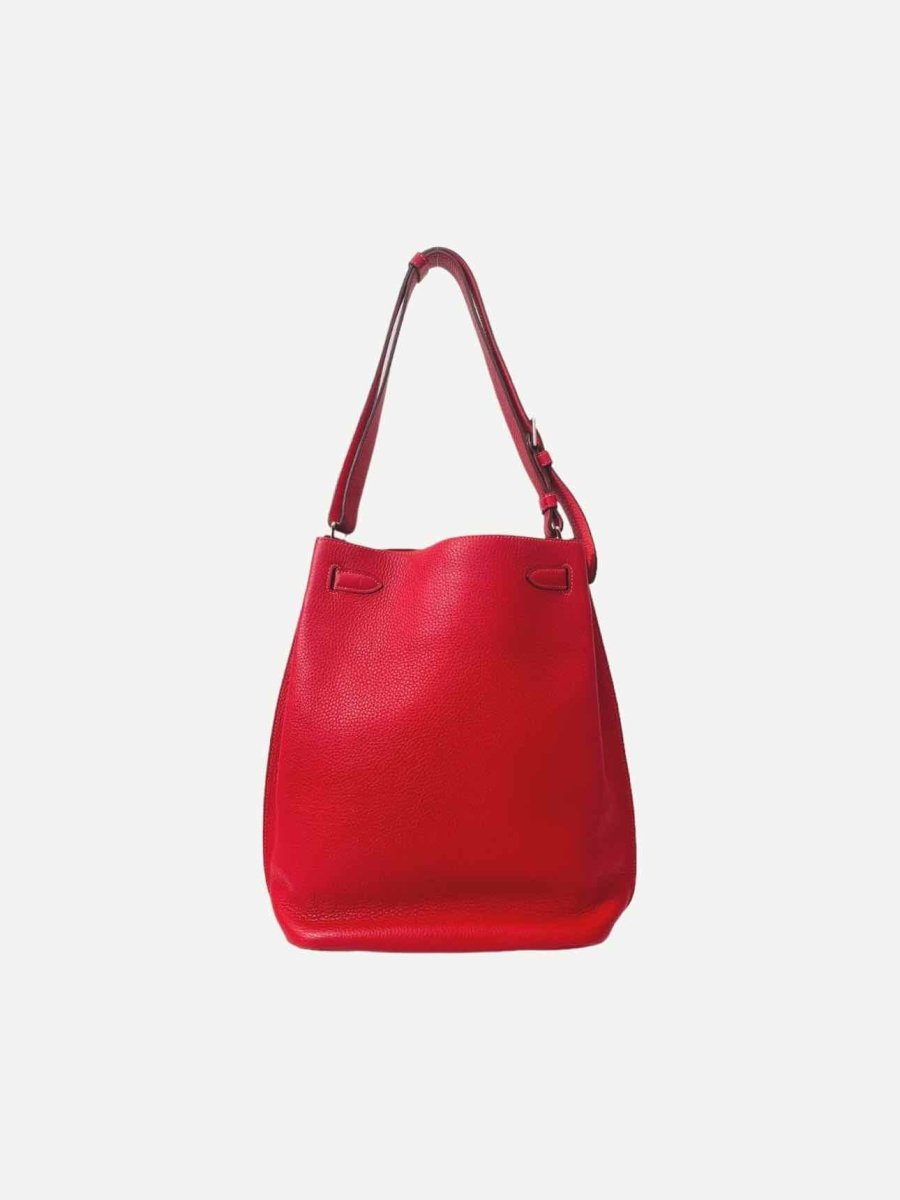 Pre-loved HERMES So Kelly Red Two tone Shoulder Bag from Reems Closet
