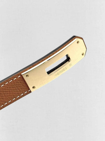 Pre - loved HERMES Tan Belt at Reems Closet