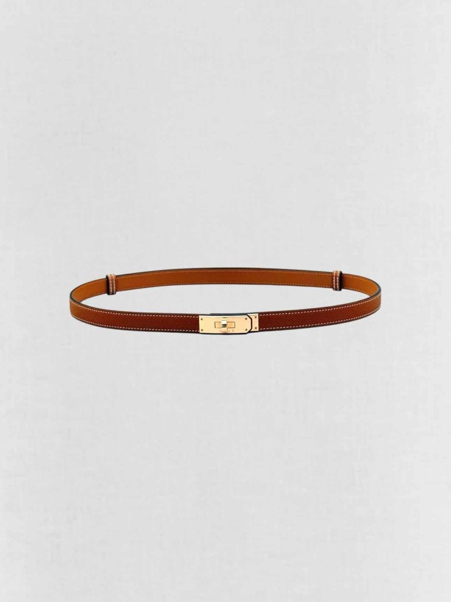 Pre - loved HERMES Tan Belt at Reems Closet