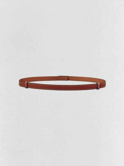 Pre - loved HERMES Tan Belt at Reems Closet