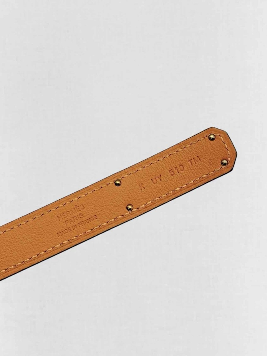 Pre - loved HERMES Tan Belt at Reems Closet