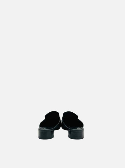 Pre-loved HERMES Vincennes Black Mules from Reems Closet