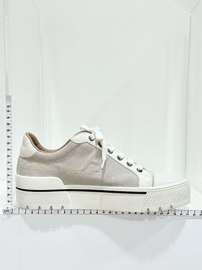 Pre - loved HERMES Voltage Beige Size EU 39 Sneakers at Reems Closet