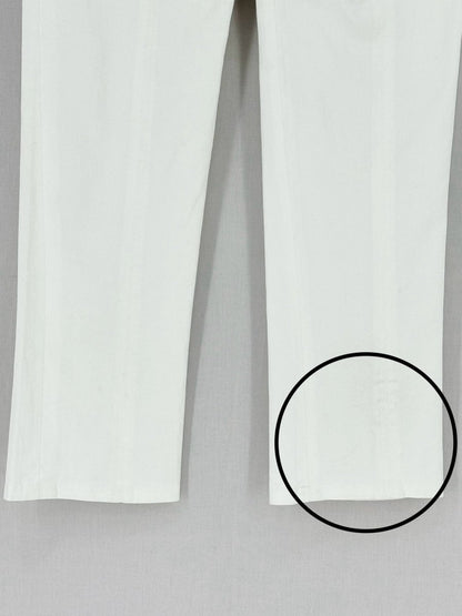 Pre - loved HERMES White Size US 4 Pants at Reems Closet