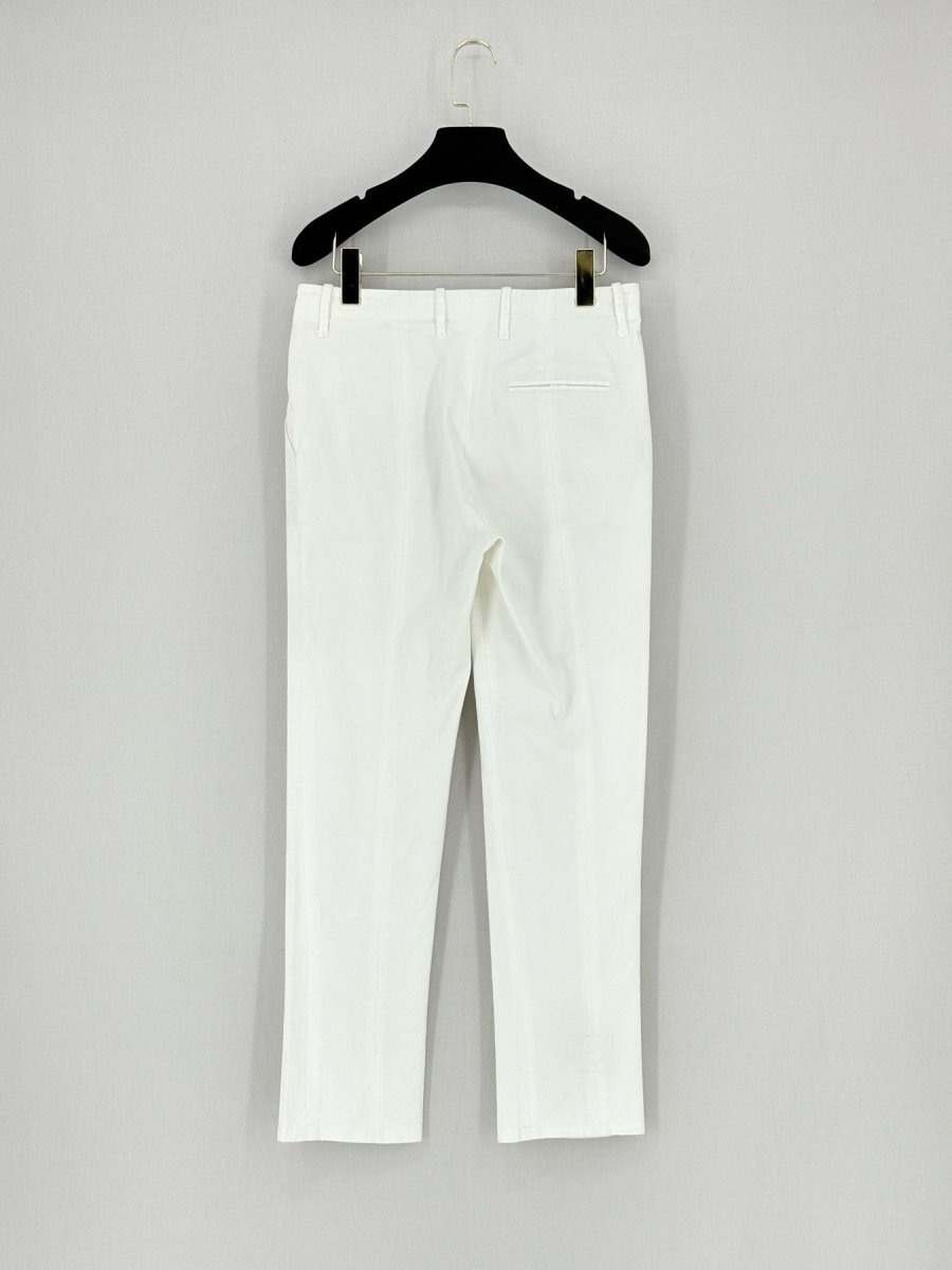 Pre - loved HERMES White Size US 4 Pants at Reems Closet