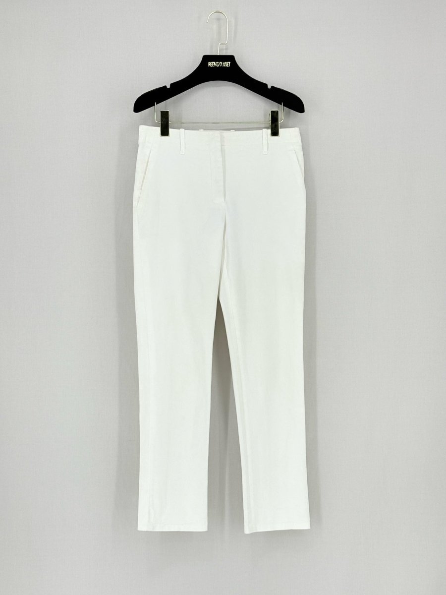 Pre - loved HERMES White Size US 4 Pants at Reems Closet