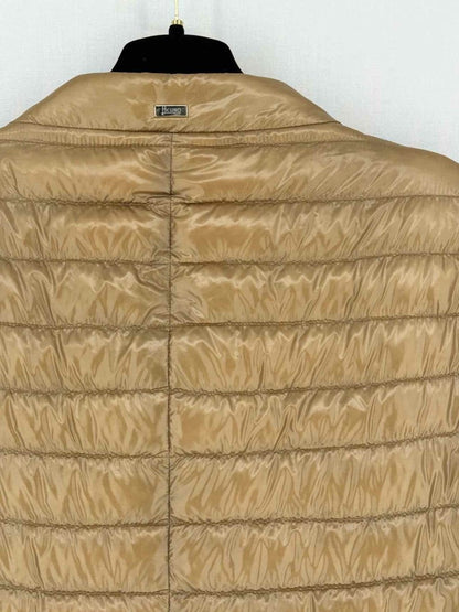 Pre - loved HERNO Gold Size US 8 Coat at Reems Closet