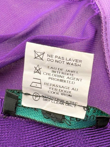 Pre-loved HERVE L. LEROUX Bandage Purple Size US 6 Short Dress at Reems Closet