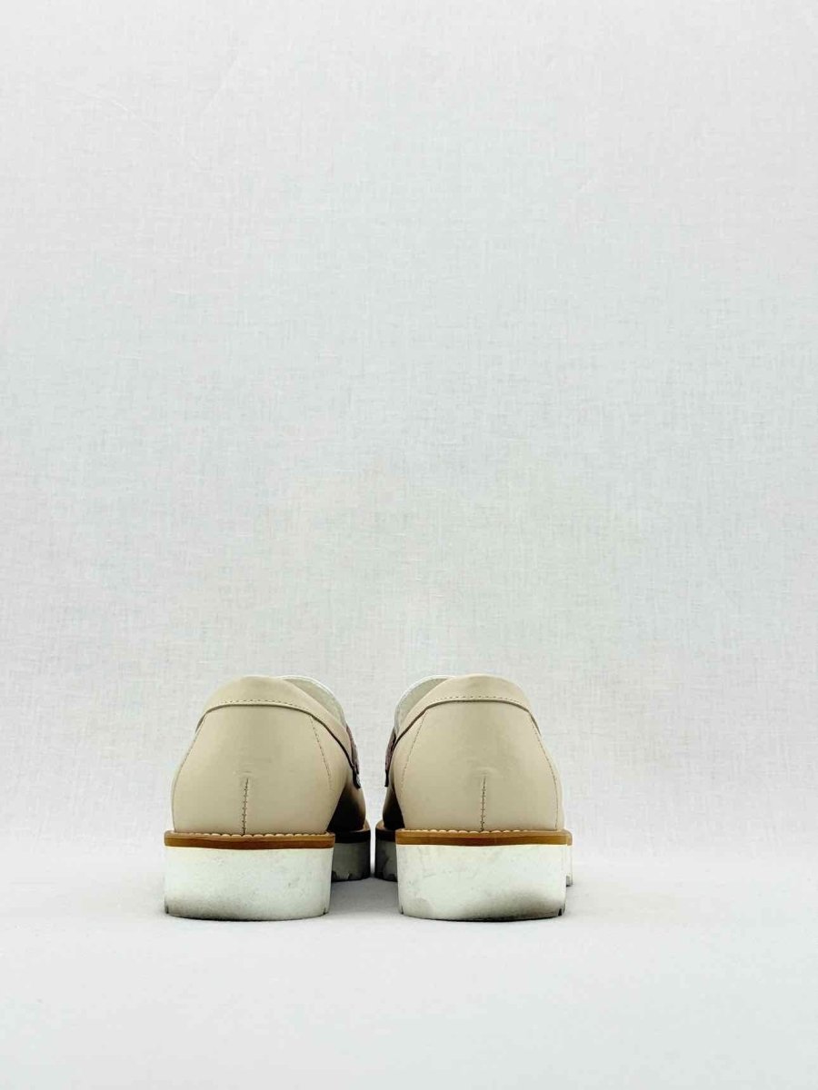 Pre - loved HOGAN Beige & White Size EU 39 Loafers at Reems Closet
