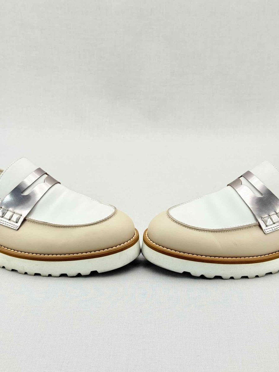 Pre - loved HOGAN Beige & White Size EU 39 Loafers at Reems Closet