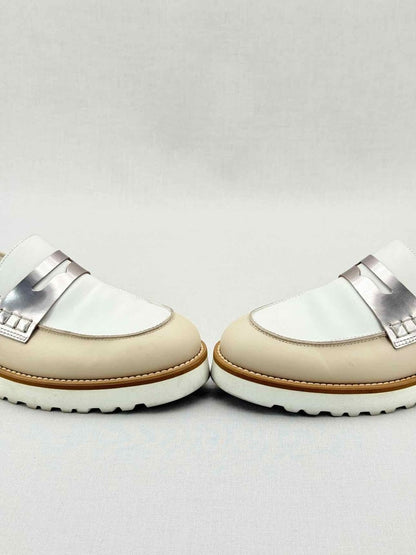 Pre - loved HOGAN Beige & White Size EU 39 Loafers at Reems Closet