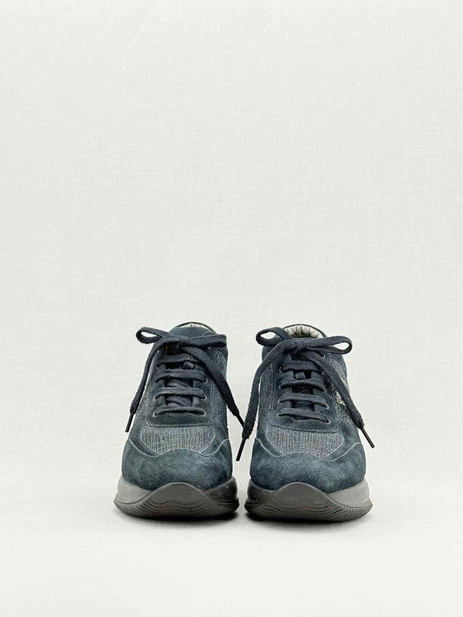 Pre - loved HOGAN Black Size EU 39.5 Sneaker Wedges at Reems Closet